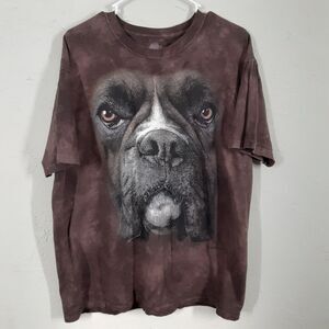 The Mountain St Bernard Adult Mens XL Dog T Shirt Animal Tee